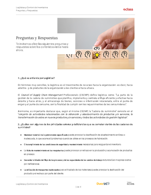 Logistica y Control de Inventarios Unidad 1 Logistica y control de ...