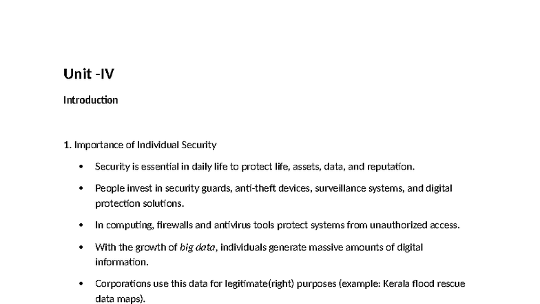 BCT UNIT4 NOTES: Understanding Security in Blockchain Systems - Studocu