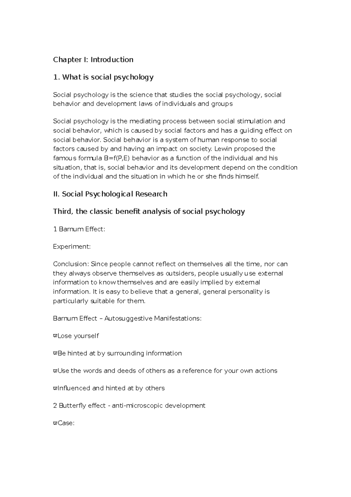 Social Psychology Concepts: Intro and Key Theories Overview - Studocu