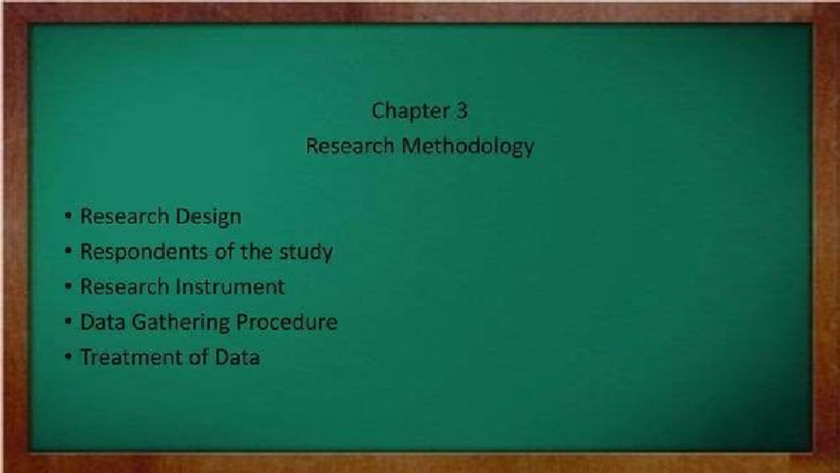 Chapter 3 Research Methodology Guide for BTLED Students - Studocu
