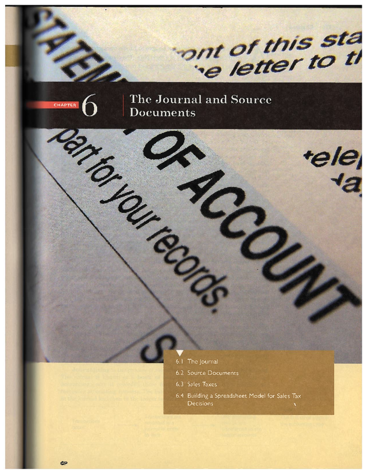 ACC 1 Chapter 06: The Journal and Source Documents Overview - Studocu