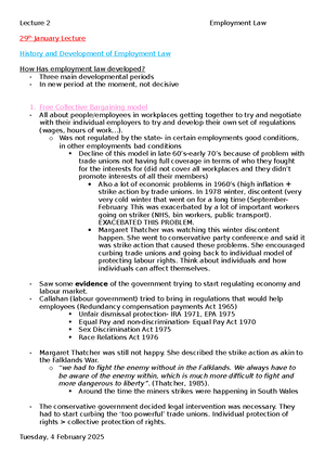 Employment Law Lecture 6: Equality and Race Discrimination Insights ...