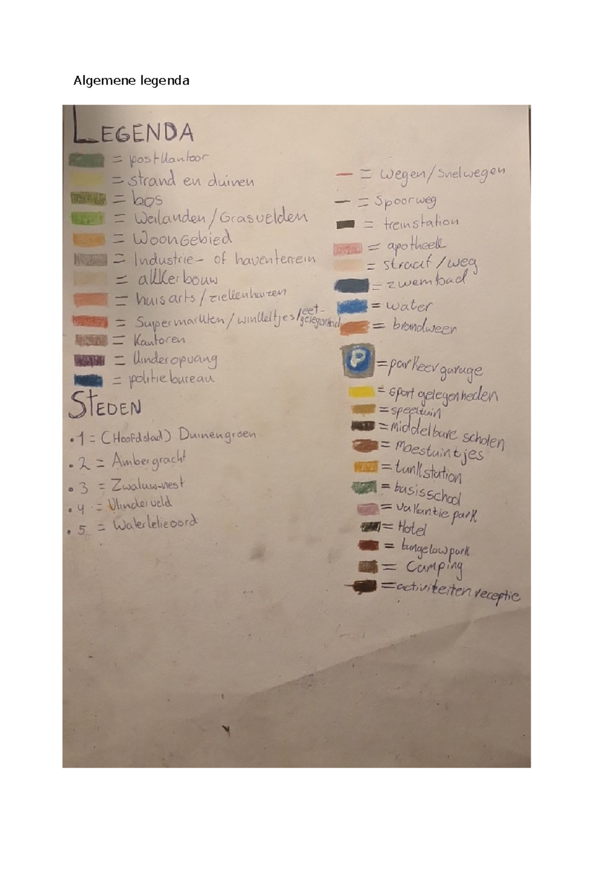 Document - Hideceihefihife - Anatomie en Fysiologie - Algemene legenda ...