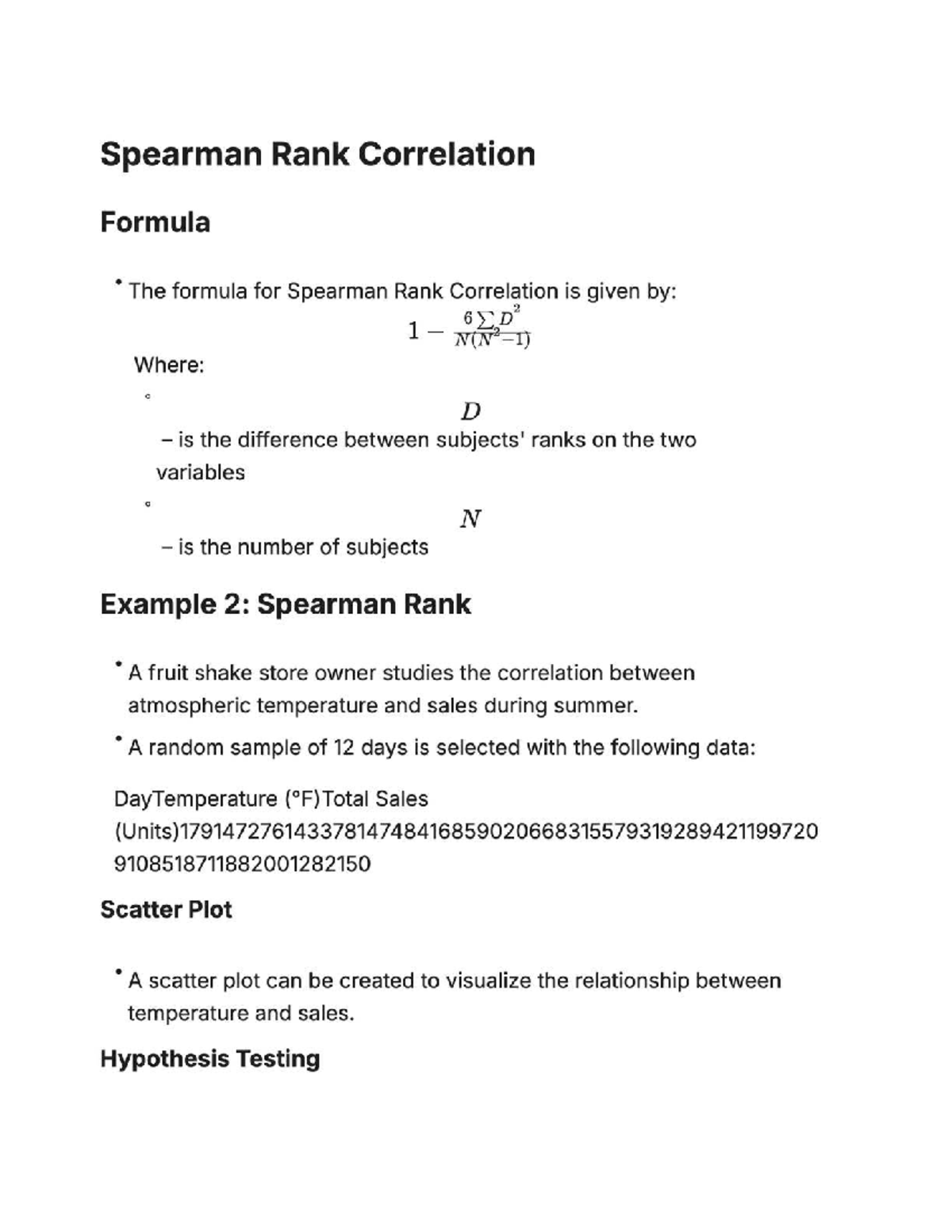 Chapter 7 - Summary of Statistical Analysis Techniques (STAT 101) - Studocu