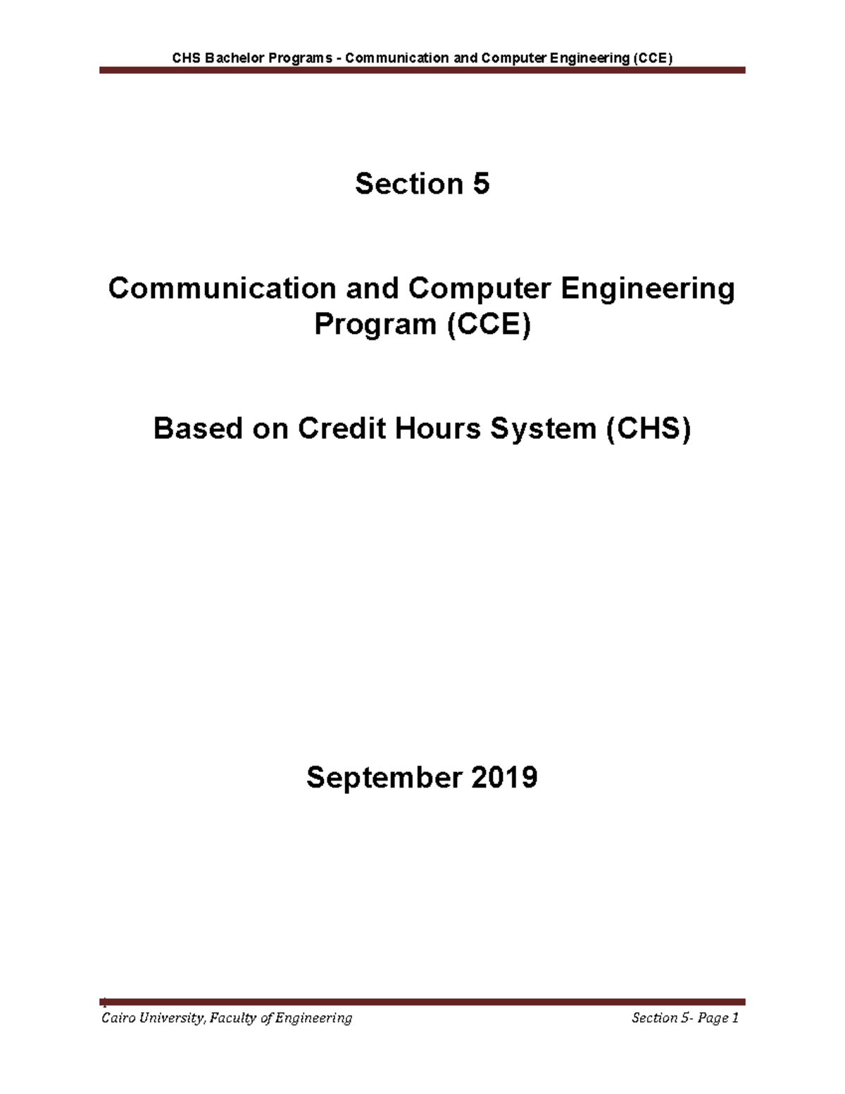 CHS Bachelor Programs: Communication and Computer Engineering Overview ...