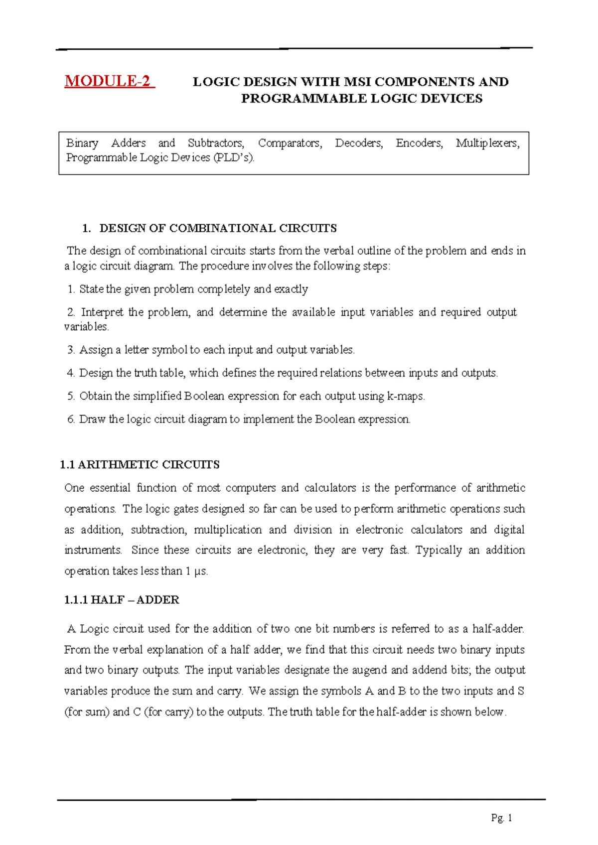 M3 - DSDV - Dept. EEE, ATMECE, Mysuru MODULE 3 Flip Flops and ...