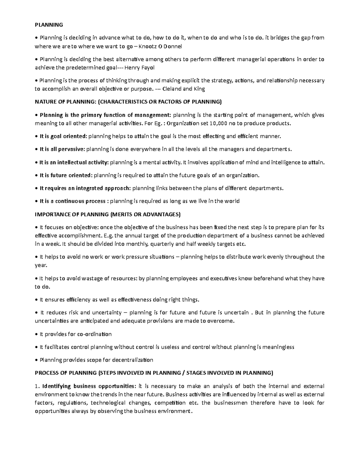 CSBS 101: Planning and Decision Making - Key Concepts and Processes ...