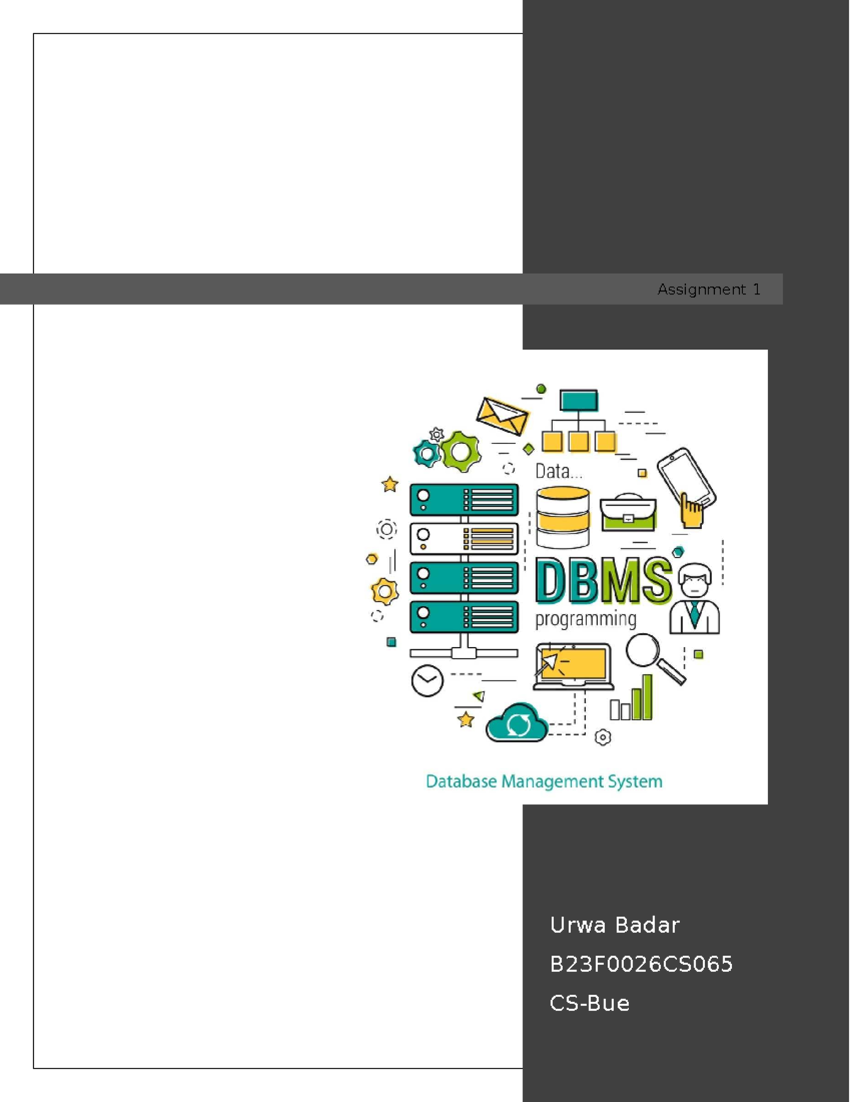 DBMS Assignment 1: Exploring Mathematical Relations & SQL Queries - Studocu