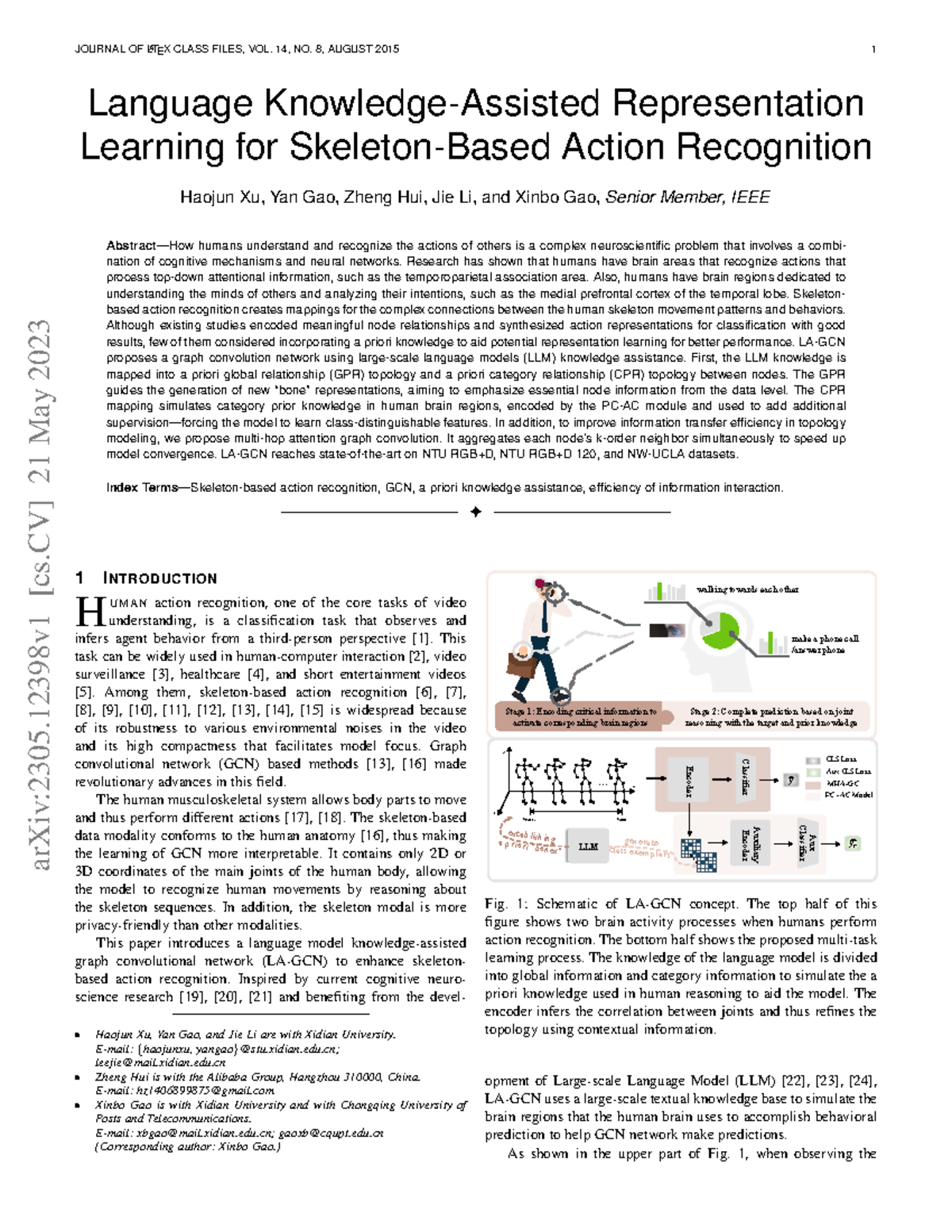 Language Knowledge-Assisted Representation Learning for Action ...