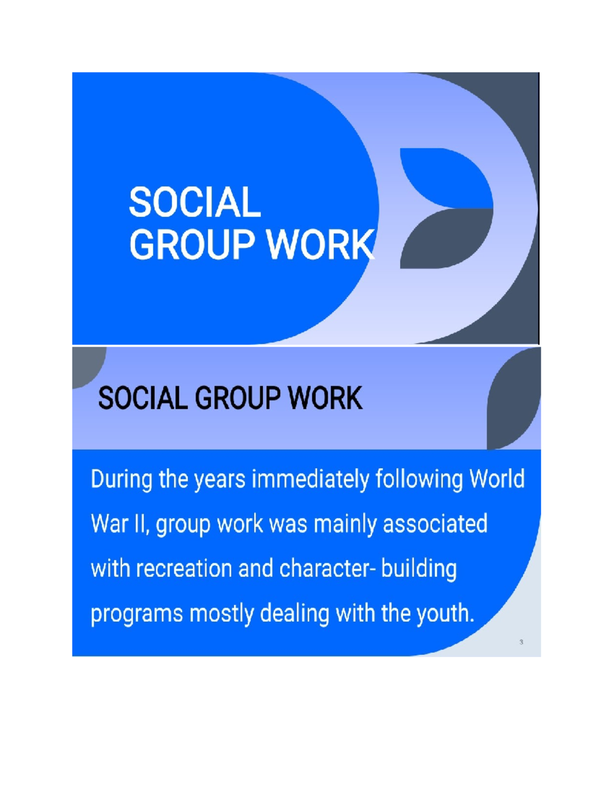 SOCIAL WORK 101: Group Work & Professional Education Insights - Studocu