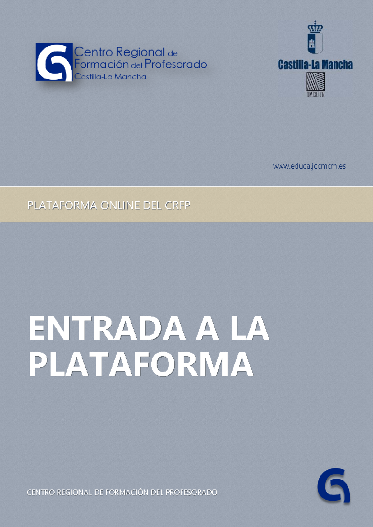 Manual de Acceso a la Plataforma CRFP - Studocu