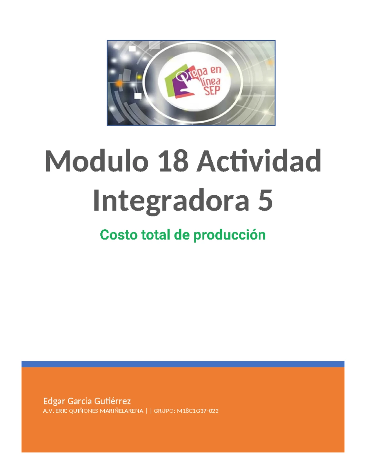 Módulo 18 Actividad 3: Aplicación de la Derivada y Velocidad Media ...