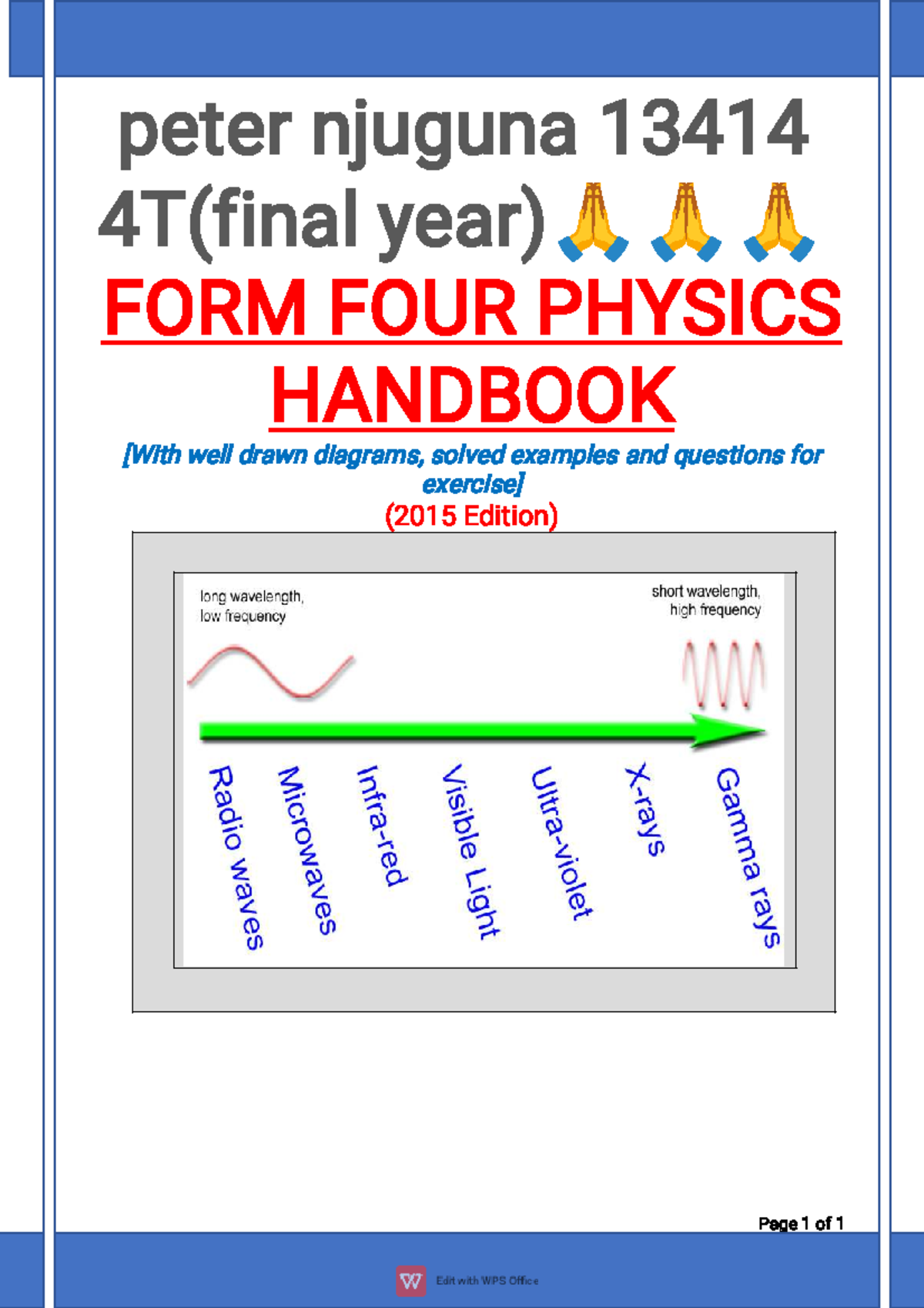 615498531 Form Four Physics Handbook: Key Concepts & Diagrams - Studocu