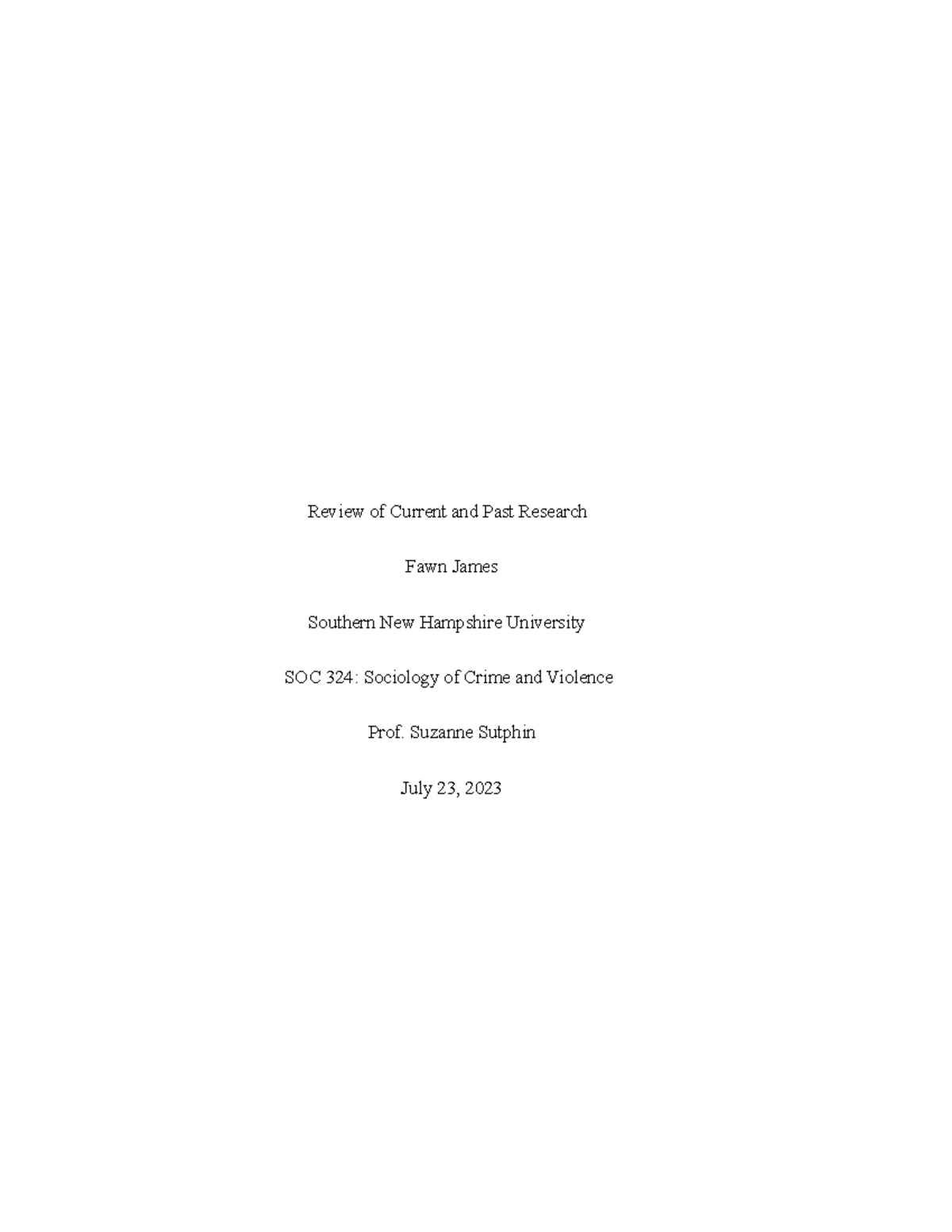 SOC 324 Module 4 Mental Health Care in Correctional Settings Review ...