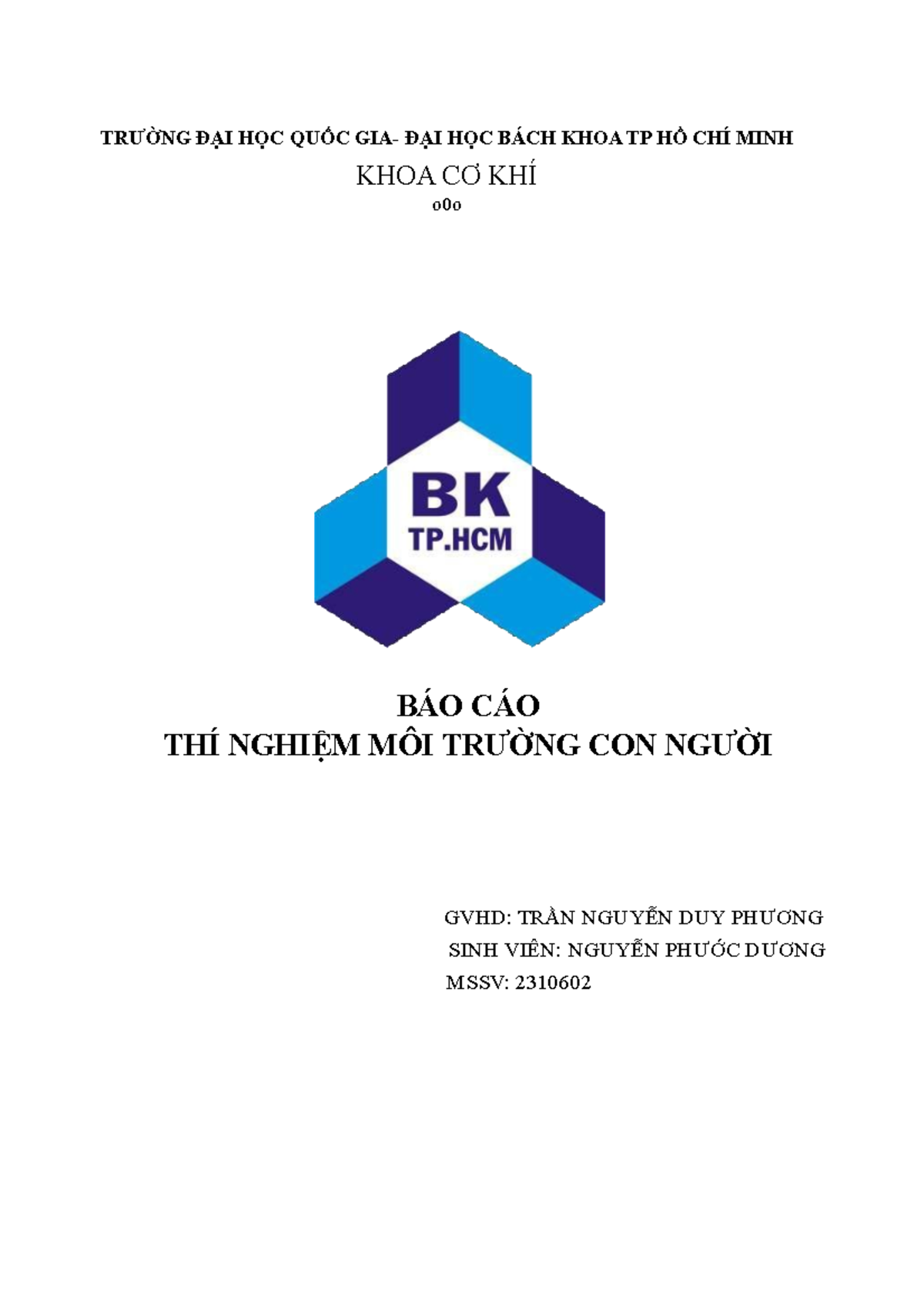 Bài 1: Thí Nghiệm Đo Độ Rọi Trong Phòng Học - Khoa Cơ Khí - Studocu