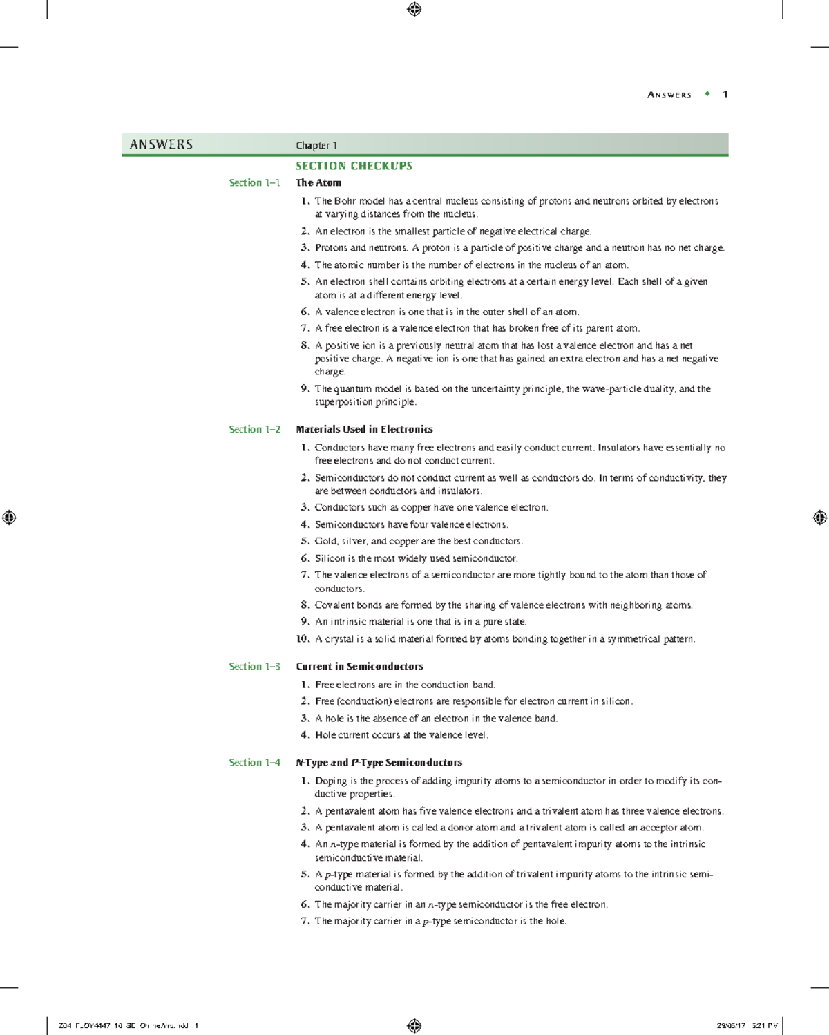A01 FLOY4447 Exam Answers: Chapters 1-5 Concepts and Checkups - Studocu