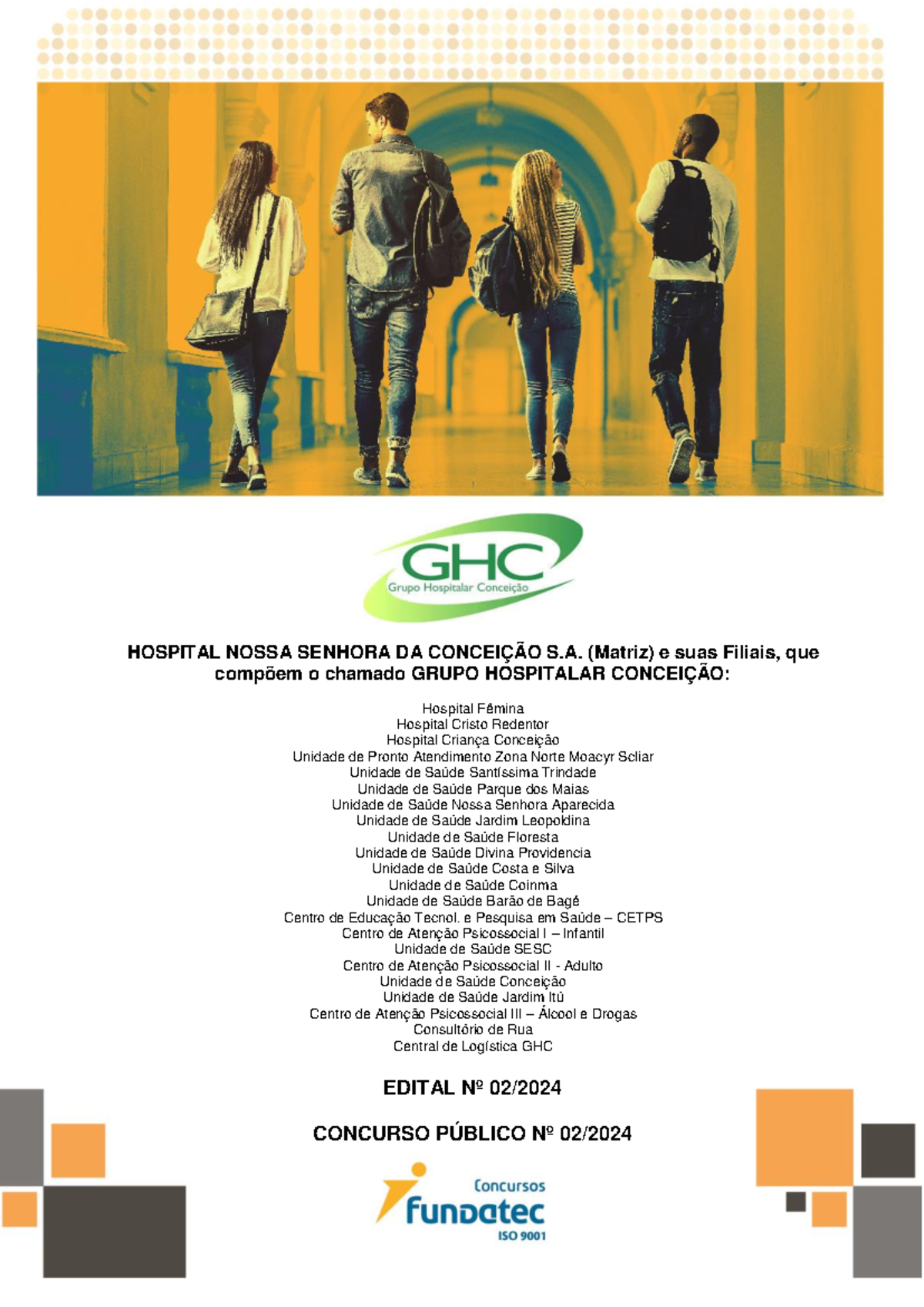 EDITAL DE ABERTURA DO CONCURSO PÚBLICO Nº 14:10 - GHC - Studocu