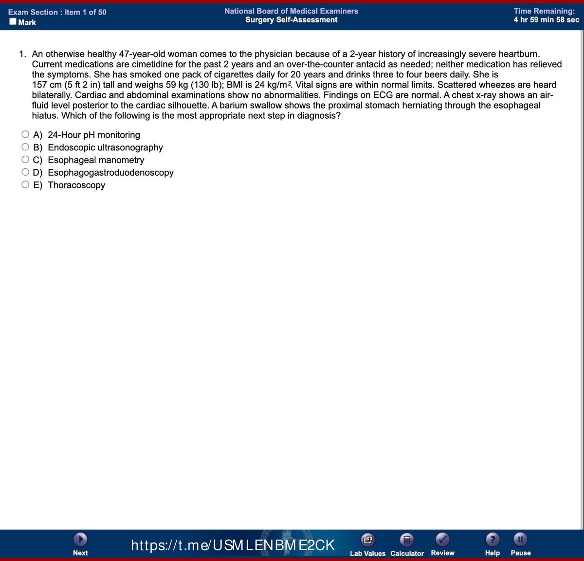 NBME Surgery Exam: Key Questions and Answers (4 Qs) - Studocu