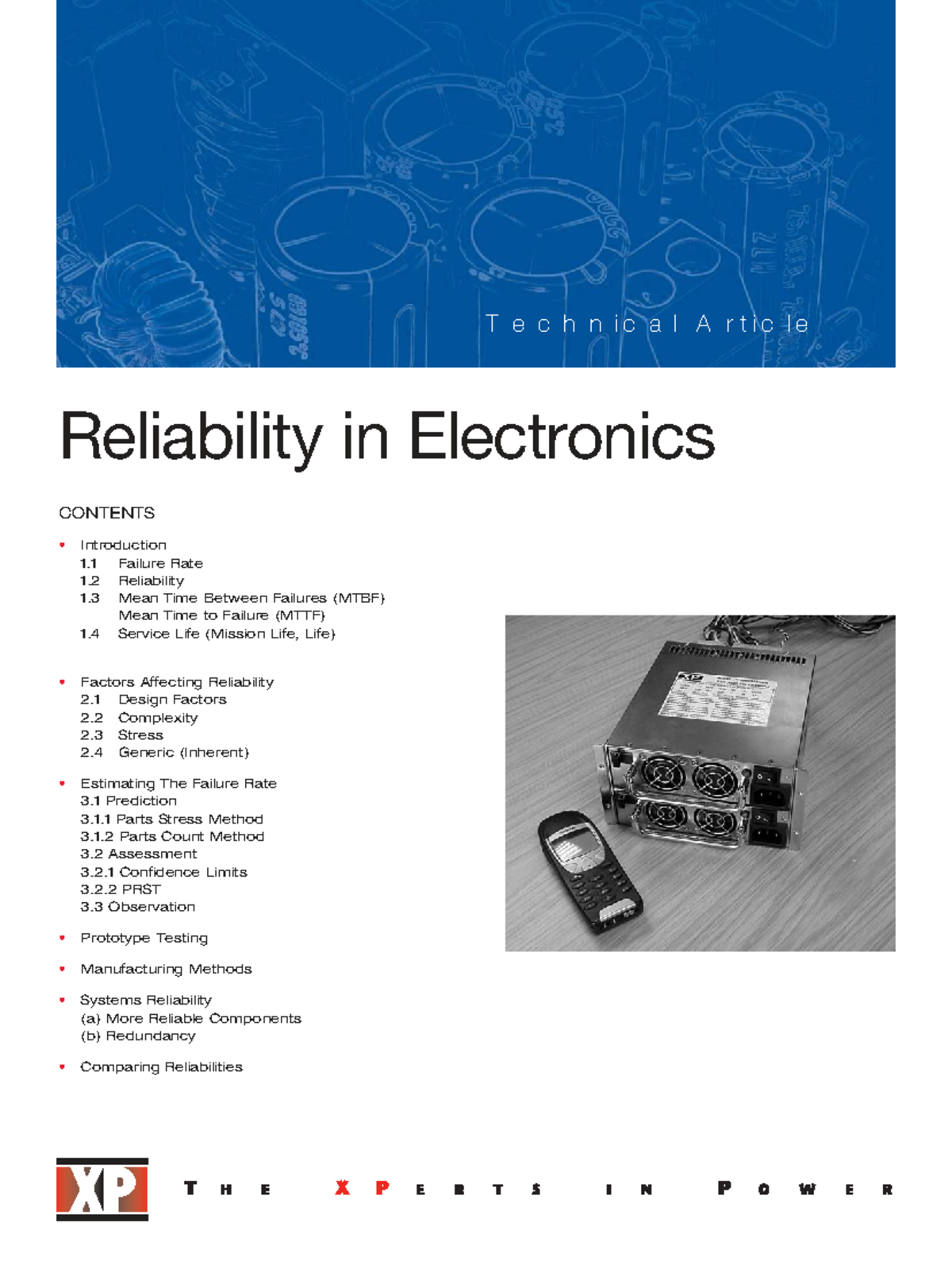 Reliability in Electronics: Lecture Notes on Failure Rates & MTBF - Studocu