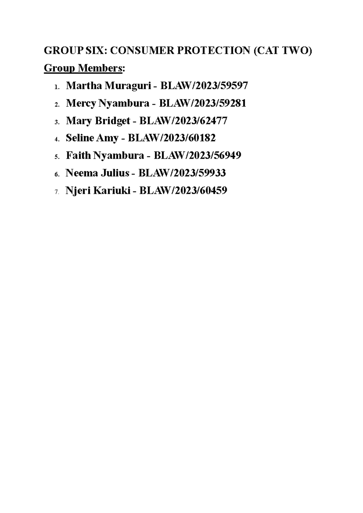 Consumer Protection Strategies: Lessons from China for Kenya (CAT TWO ...