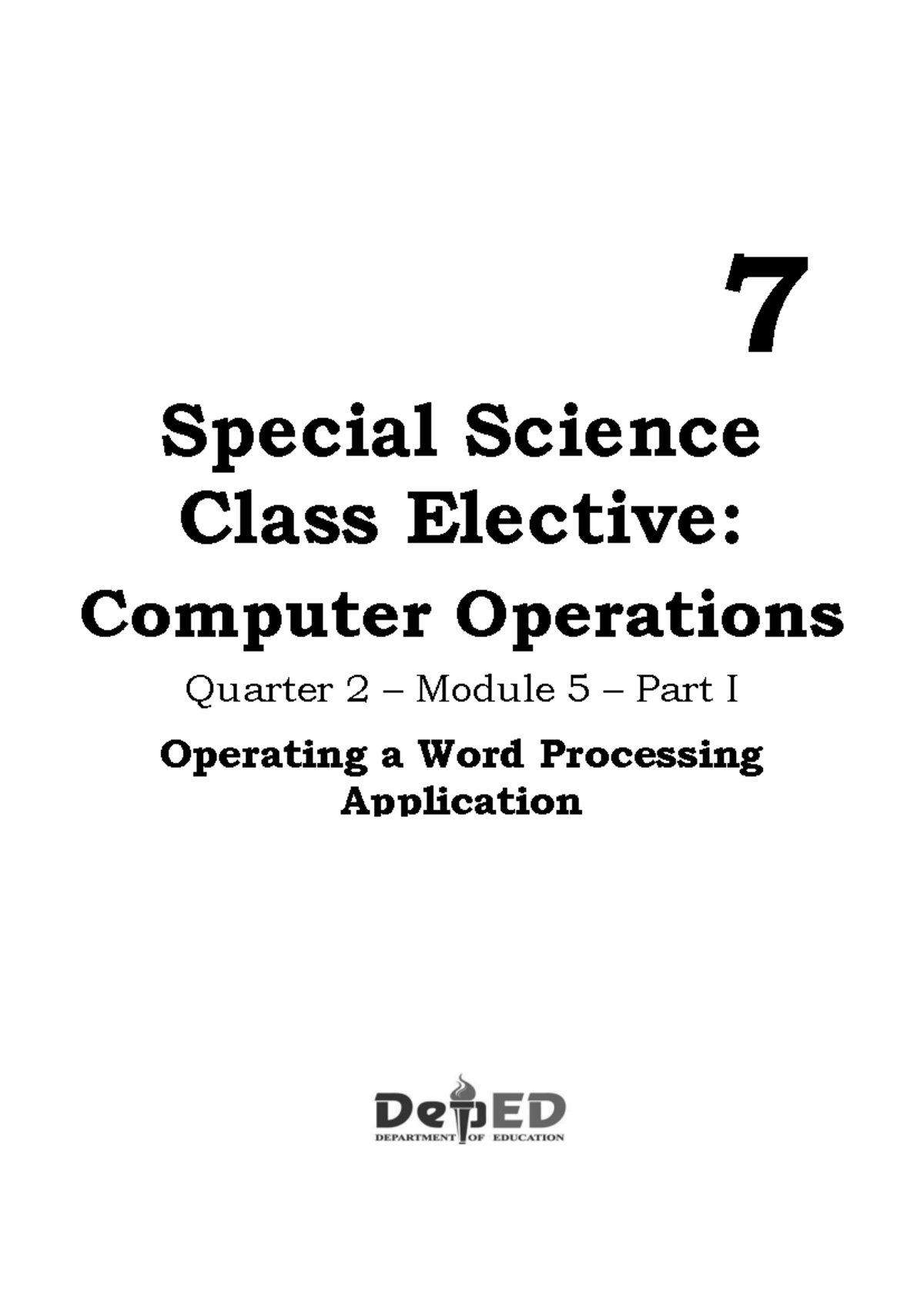 SSC Computer Operations Q2 Module 5 Week 1-2: Google Docs Overview ...