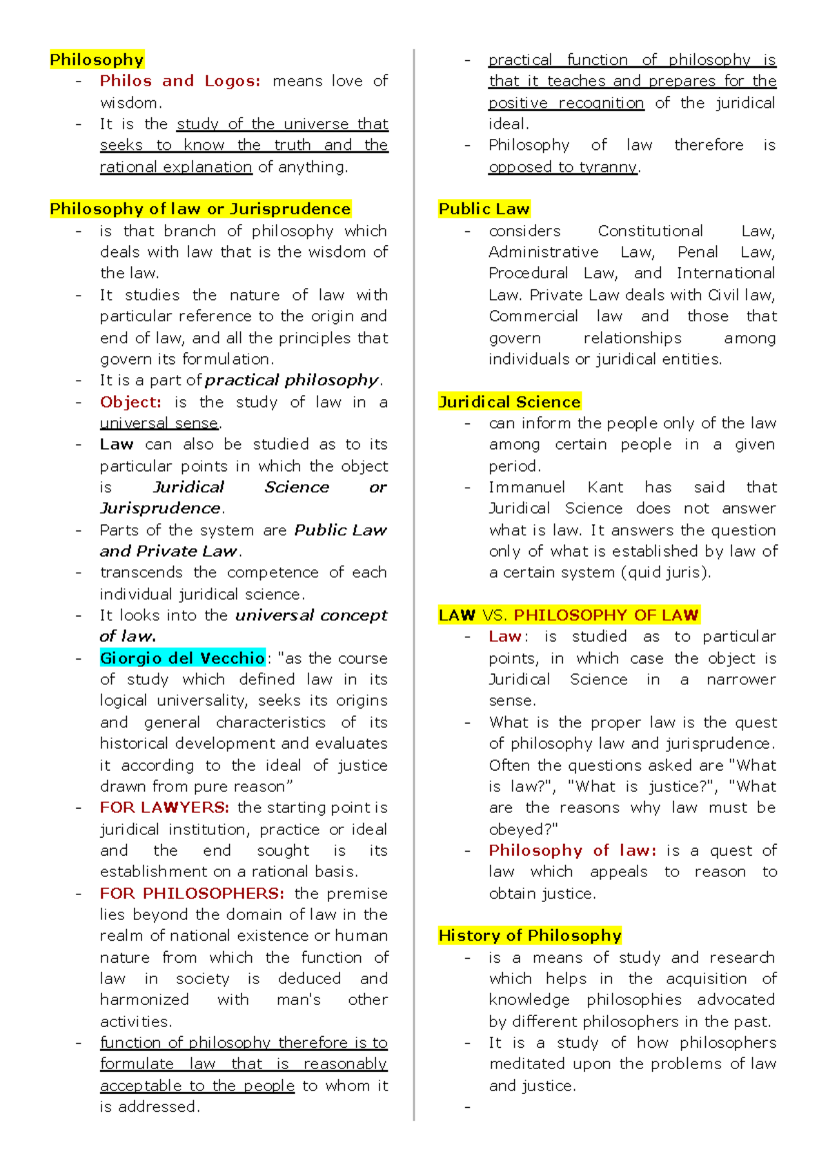 Legal Philosophy: Understanding Law and Justice in Jurisprudence - Studocu