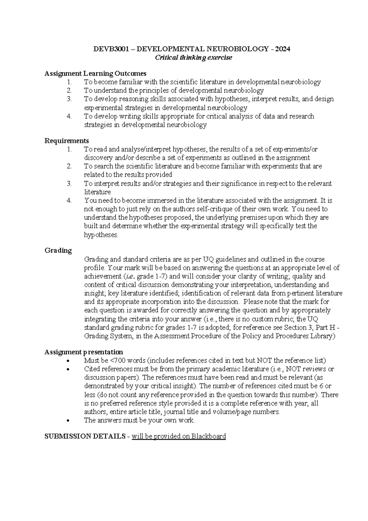 Assignment 1 - Piper - assessment - DEVB3001 – DEVELOPMENTAL ...