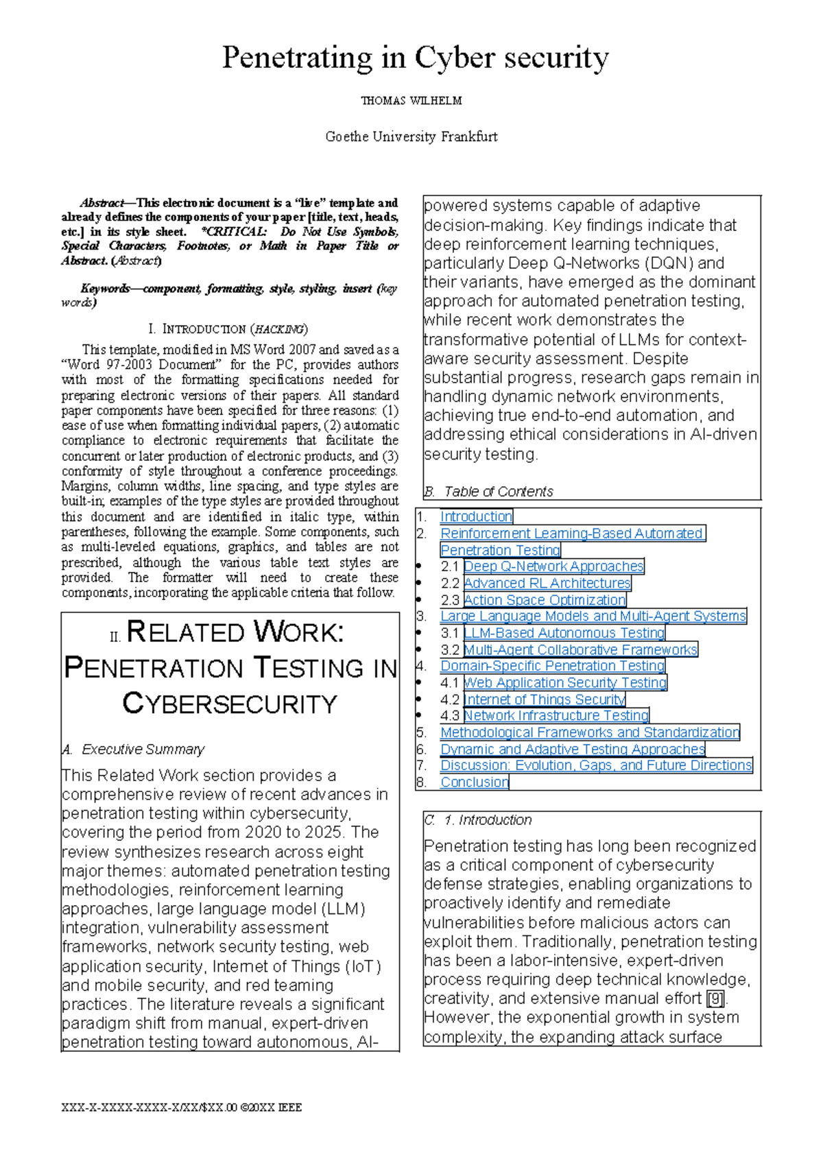 Penetration Testing in Cybersecurity: Advances and Future Directions ...