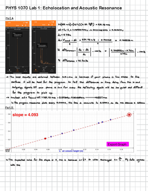 Lab Work PHYS 1080 - lab notes - Lab 1: Torque and Equilibrium Note ...