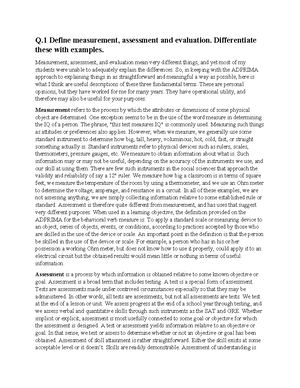 [Solved] COMPARE THE CHARACTERISTICS OF ESSAY TYPE TEST AND OBJECTIVE ...