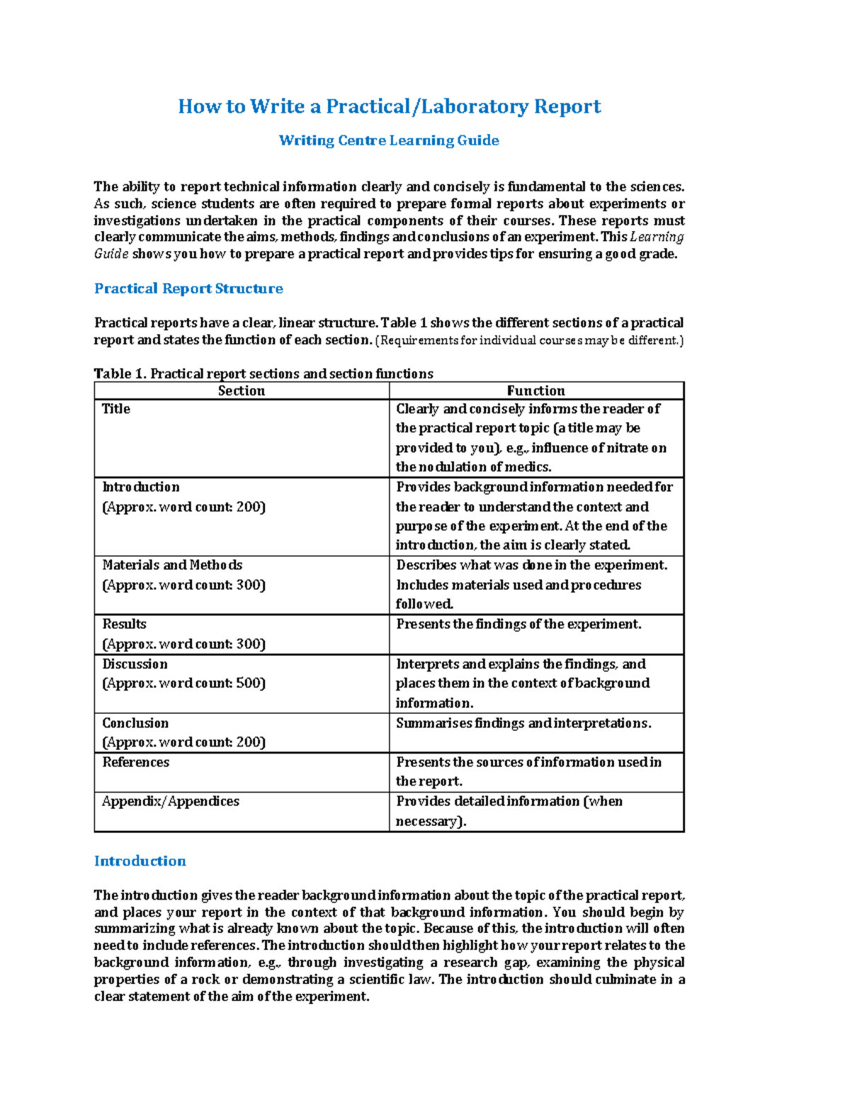 Downloadfile - Nice notes - How to Write a Practical/Laboratory Report ...