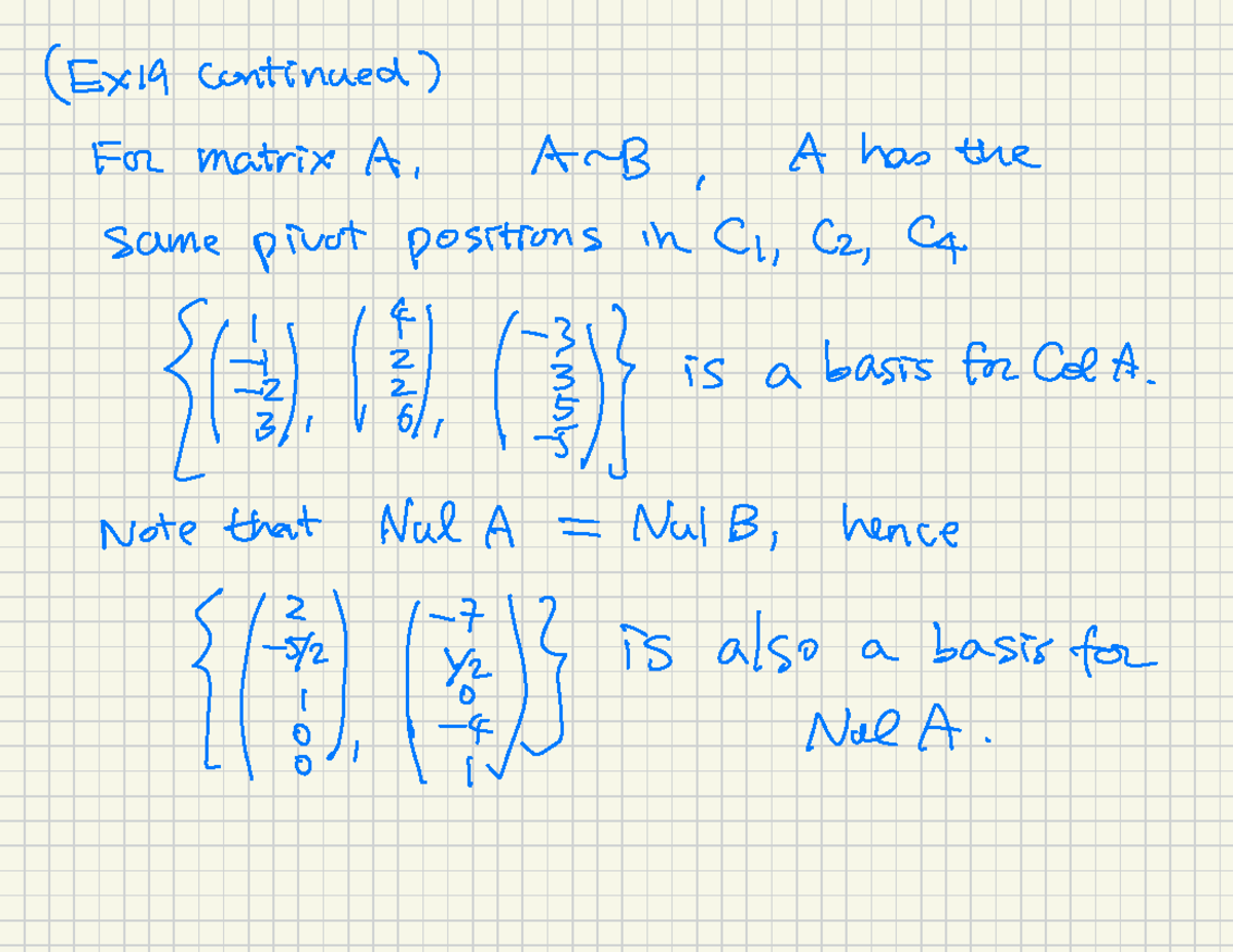 09-0203 - Basis Theorem and Span Concepts in Linear Algebra - Studocu
