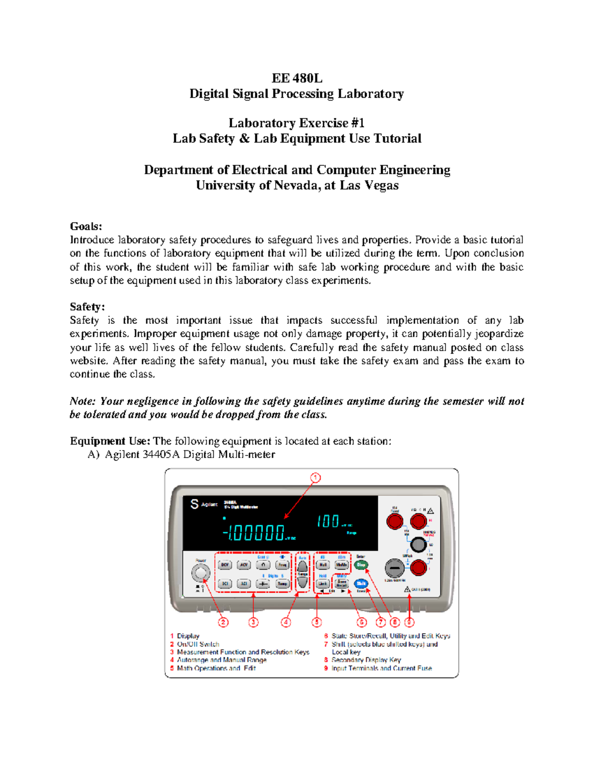 Tutorial work - 1 - EE 480L Digital Signal Processing Laboratory ...