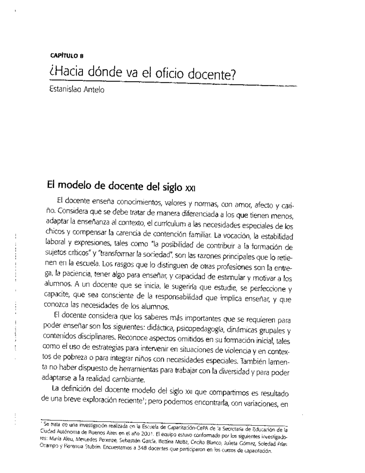 CAPÍTULO 8: El Modelo Docente del Siglo XXI y sus Retos en la Enseñanza ...