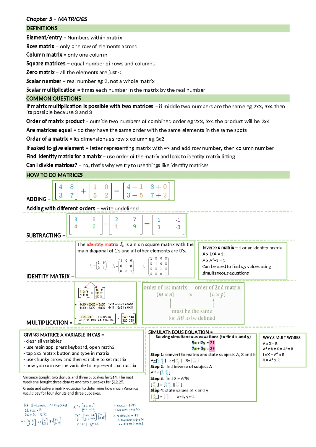 Year 10 Math - Probability Summary for Understanding Concepts - Studocu