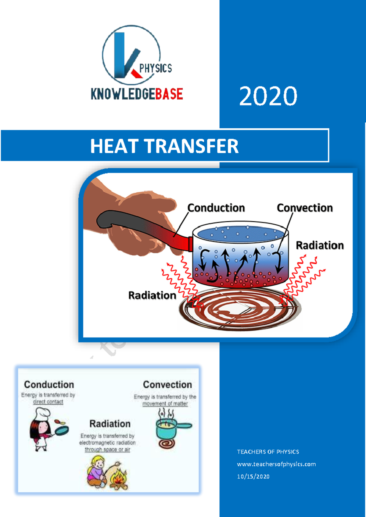 HEAT TRANSFER PHYSICS NOTES: CONDUCTION & RADIATION (2020) - Studocu