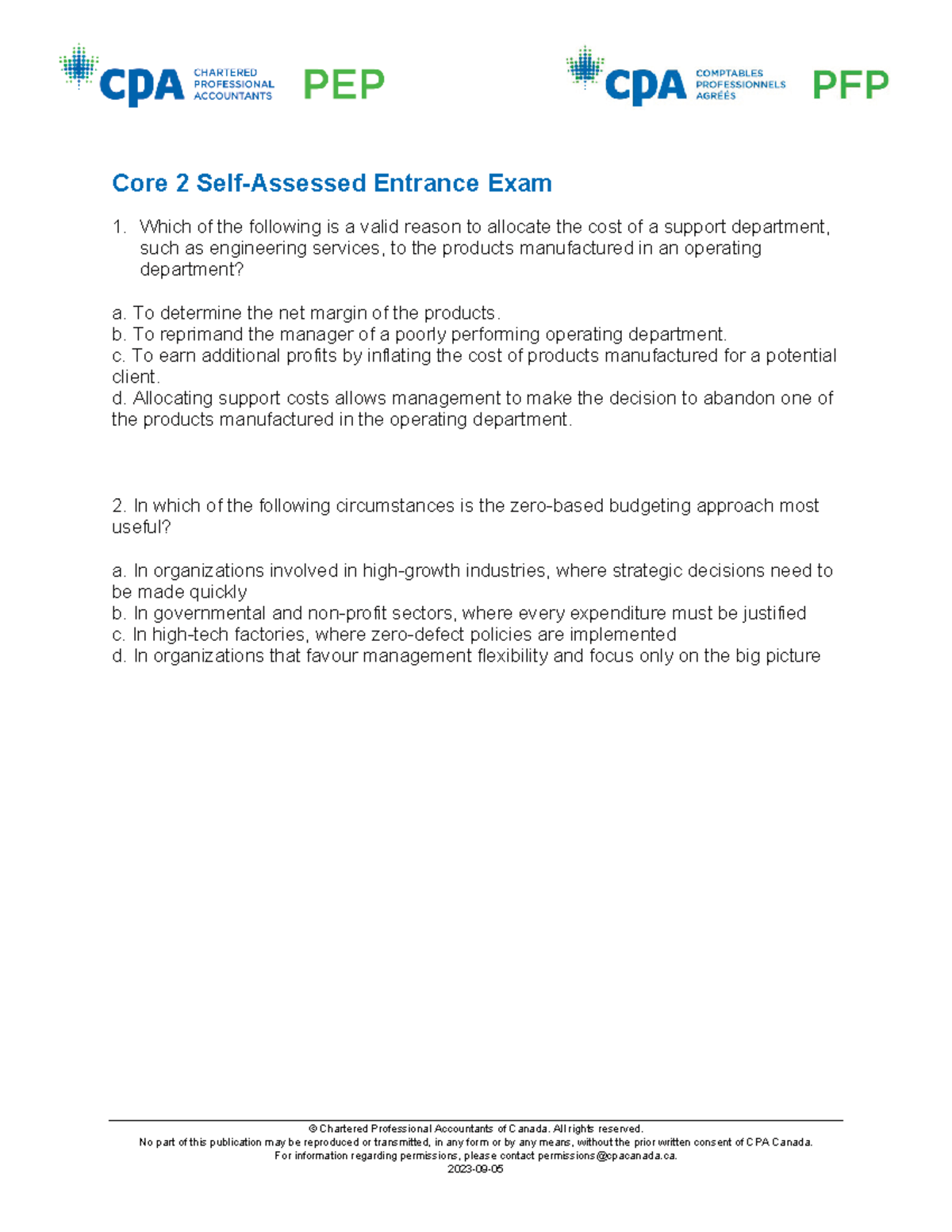 G10488-EC Core-2-SAEE-Quiz Questions and Solutions - Studocu