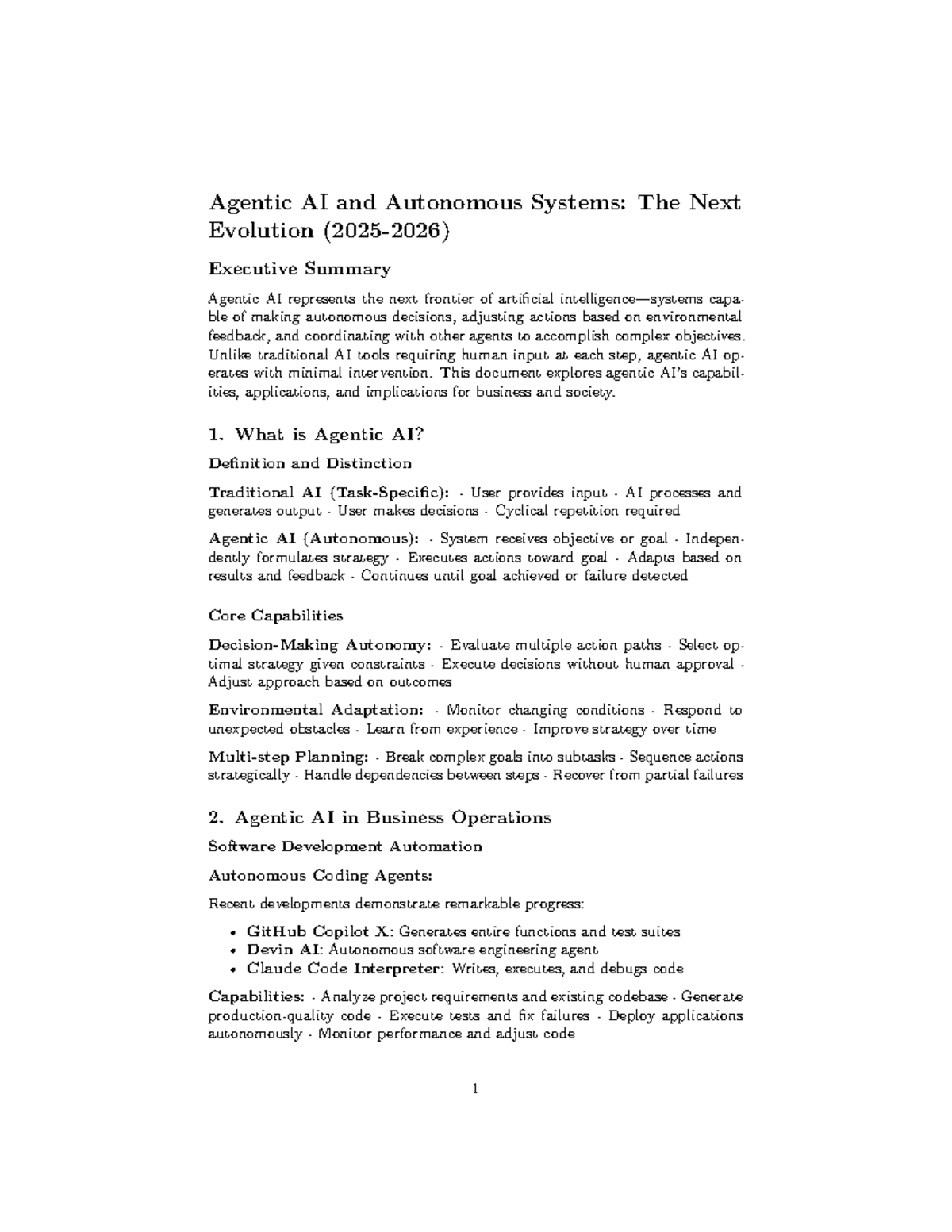 AI Report 4: Agentic AI - Key Insights and Implications for Labs - Studocu
