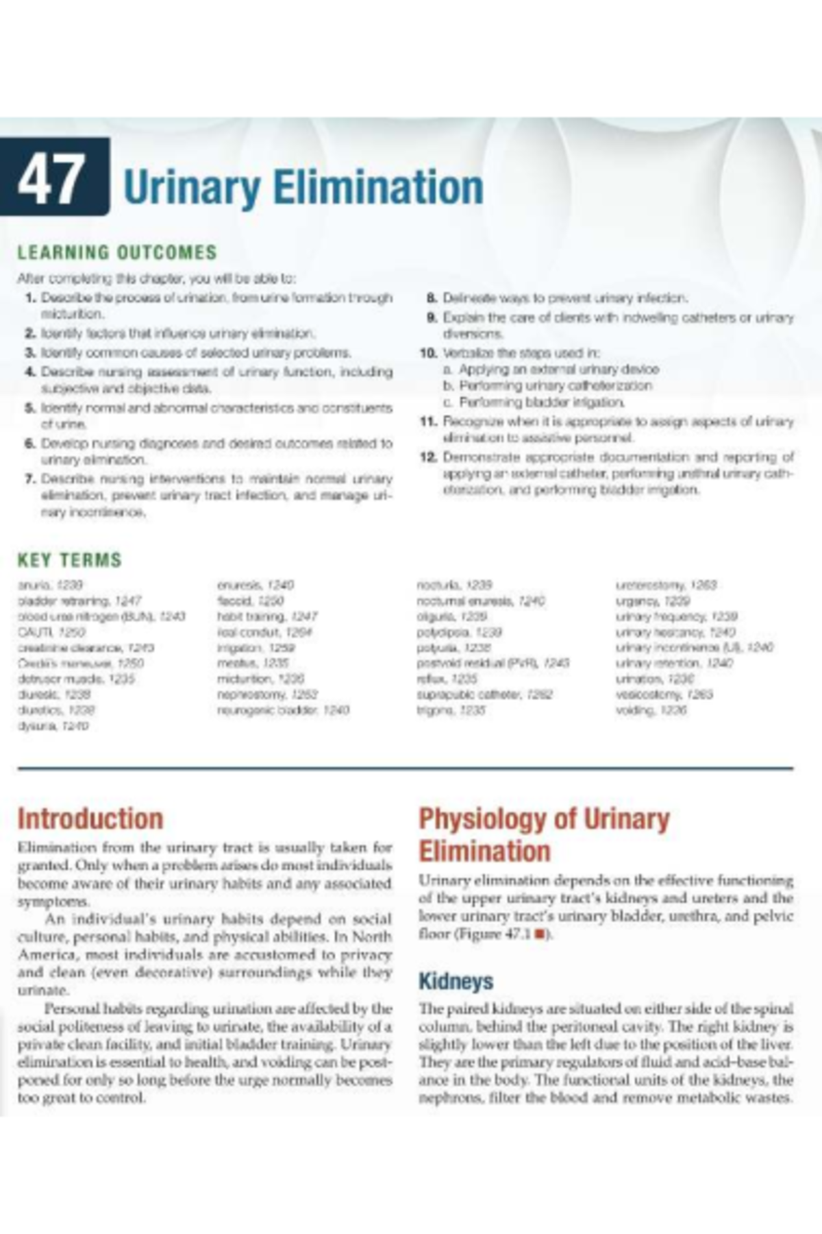 Final Exam Study Guide: Urinary Elimination - Course Code: XYZ101 - Studocu