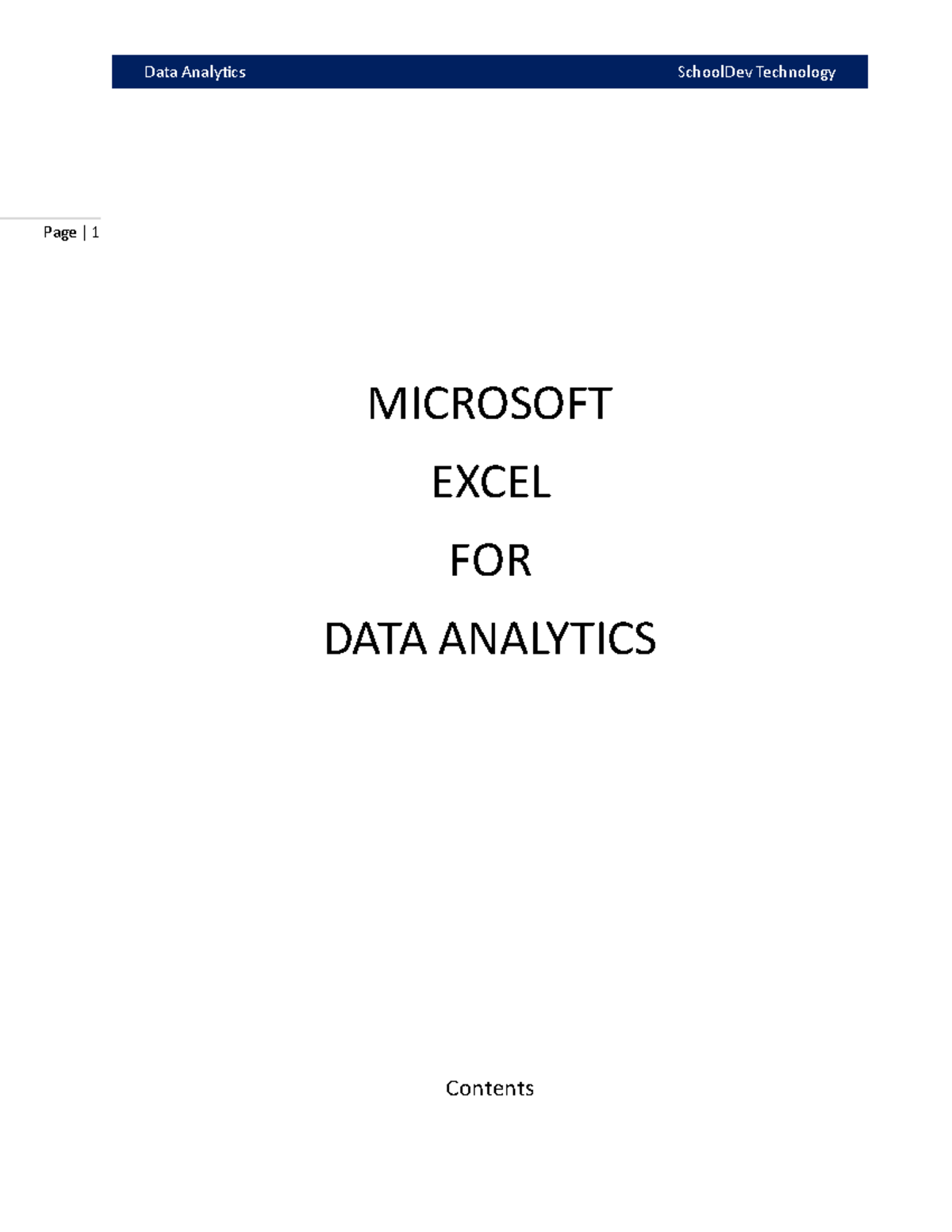 Excel Data Analytics V1: Comprehensive Guide to Functions and Data ...