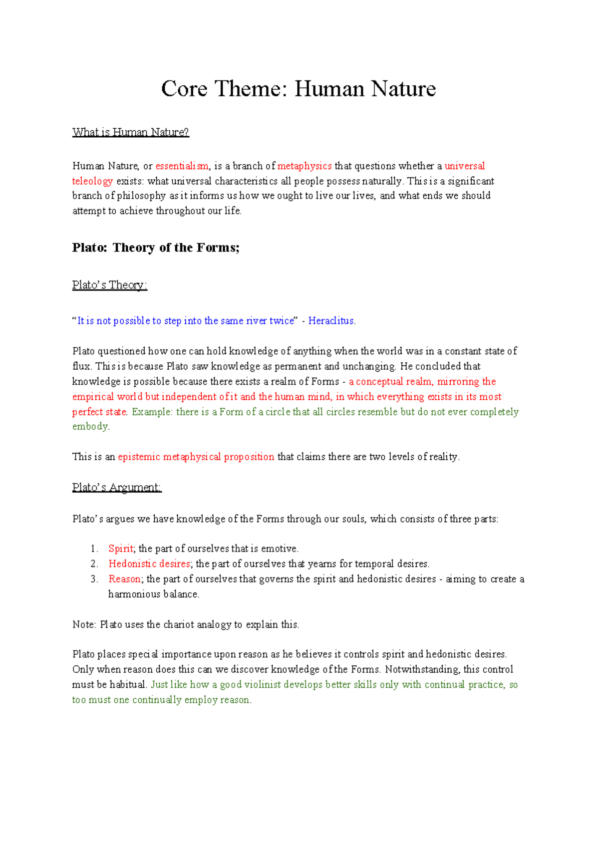 Philosophy 101: Comprehensive Overview of Human Nature and Free Will ...
