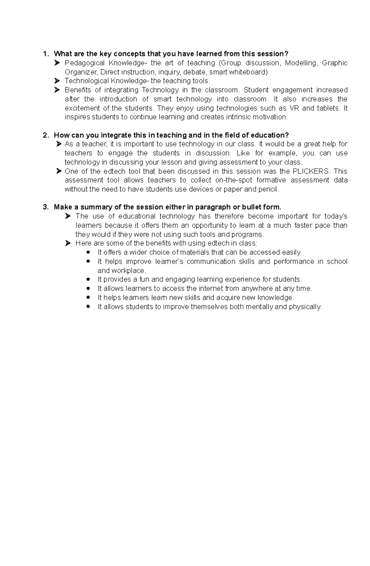 EDUC 203 - Unit 2 Handout: Understanding Performance Assessment - Studocu