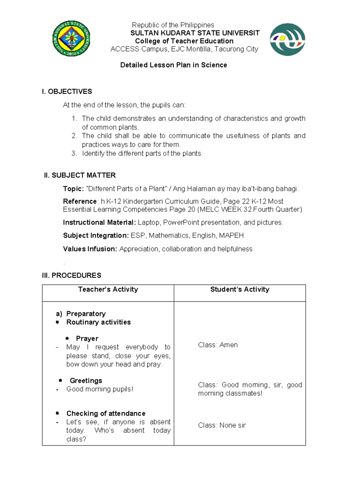 NCP for Jennifer P. Alamon - Bachelor of Science in Nursing Level IV C ...