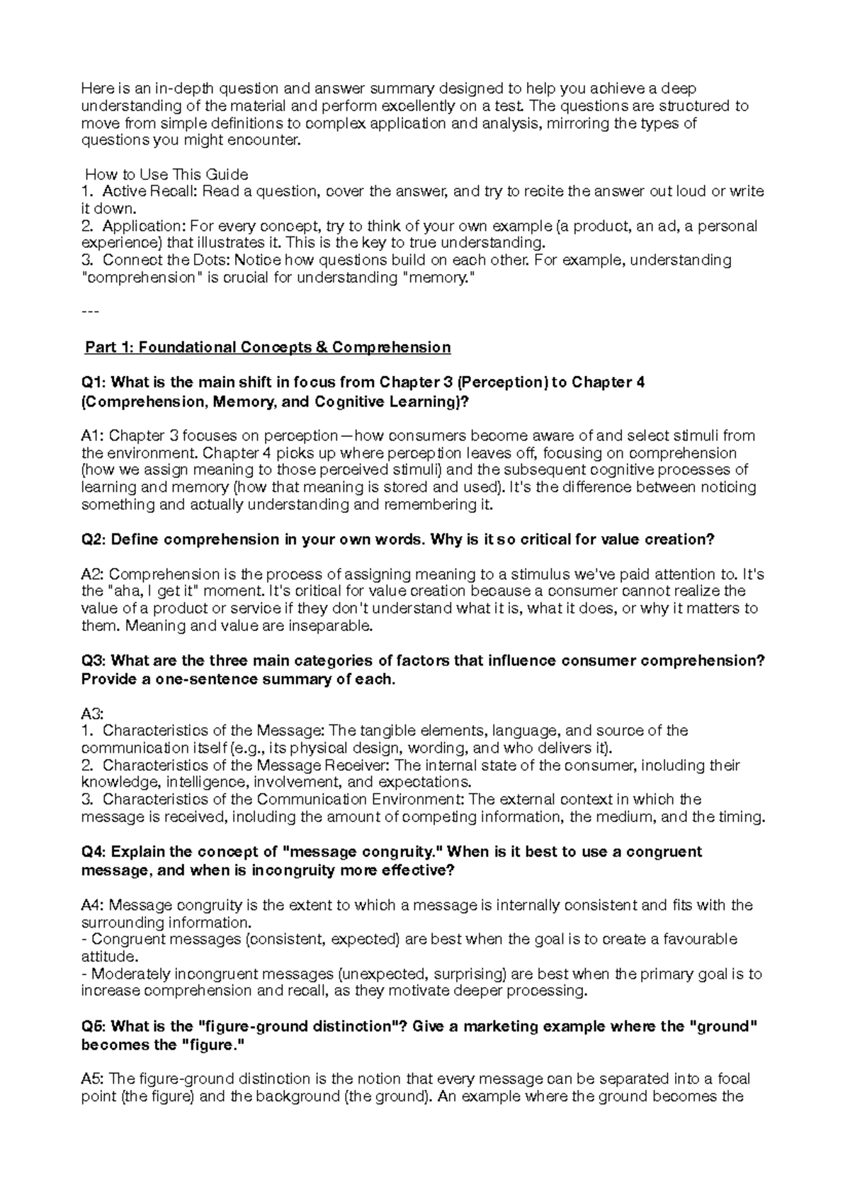 Bem 212 Summary Q&A: Chapters 1-4 Insights for Exam Success - Studocu
