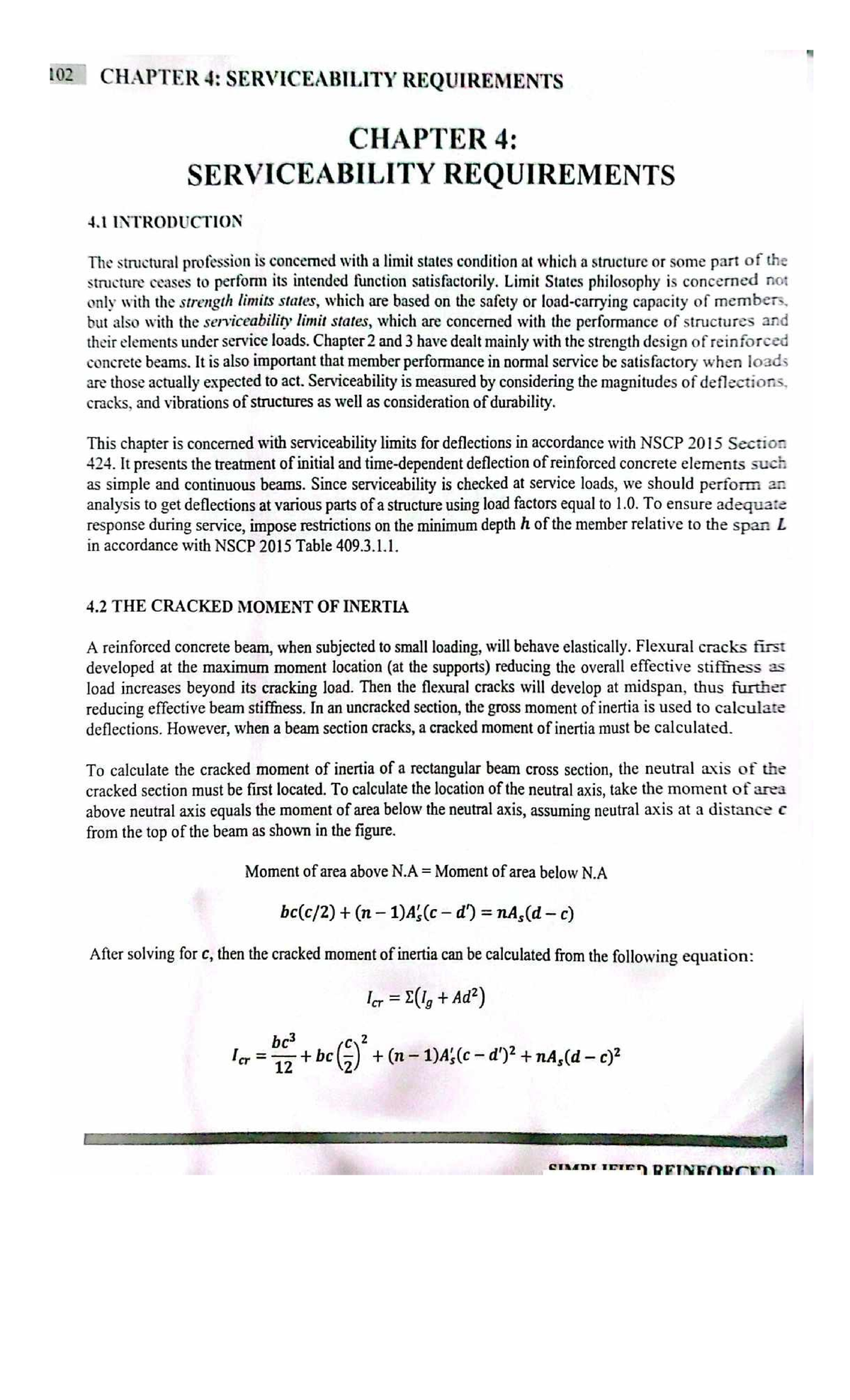 Serviceability and Shear Analysis in Beams (ENG 102) - Studocu