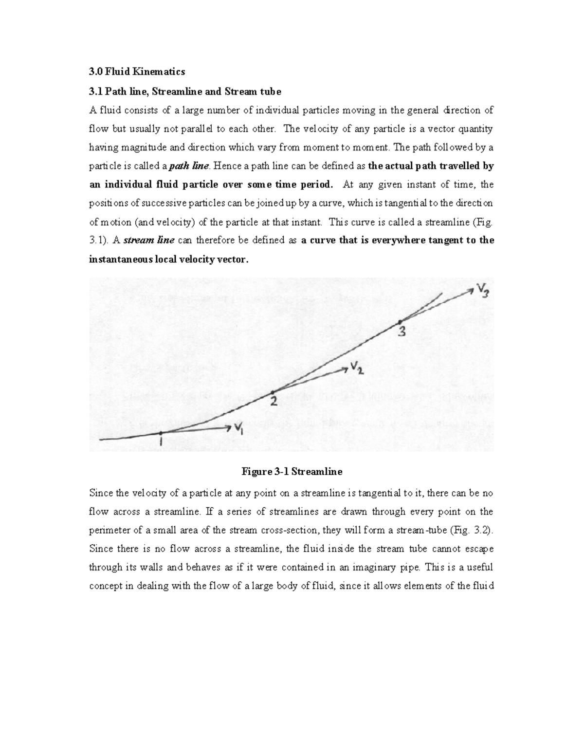 Students fluid kinematics - 3 Fluid Kinematics 3 Path line, Streamline ...