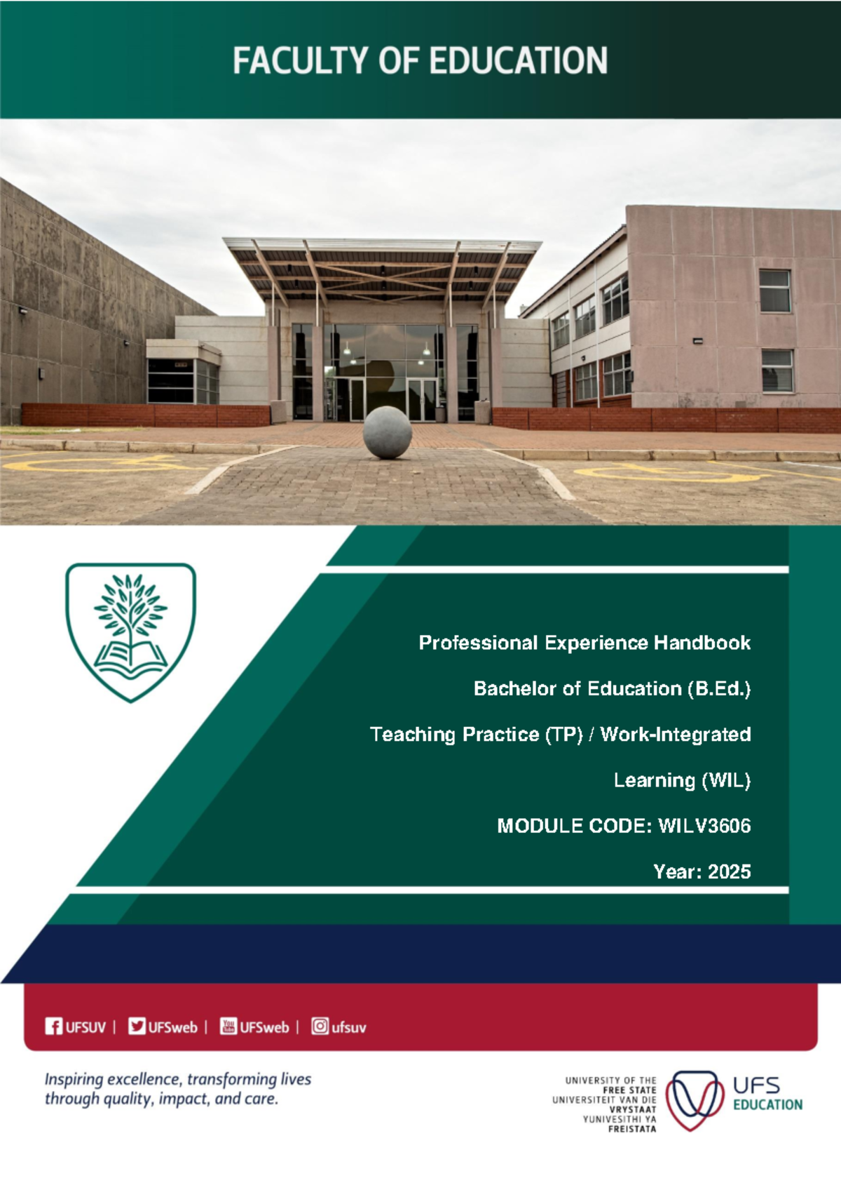 WILV main Handbook 2025 (corrected) - Professional Experience Handbook ...