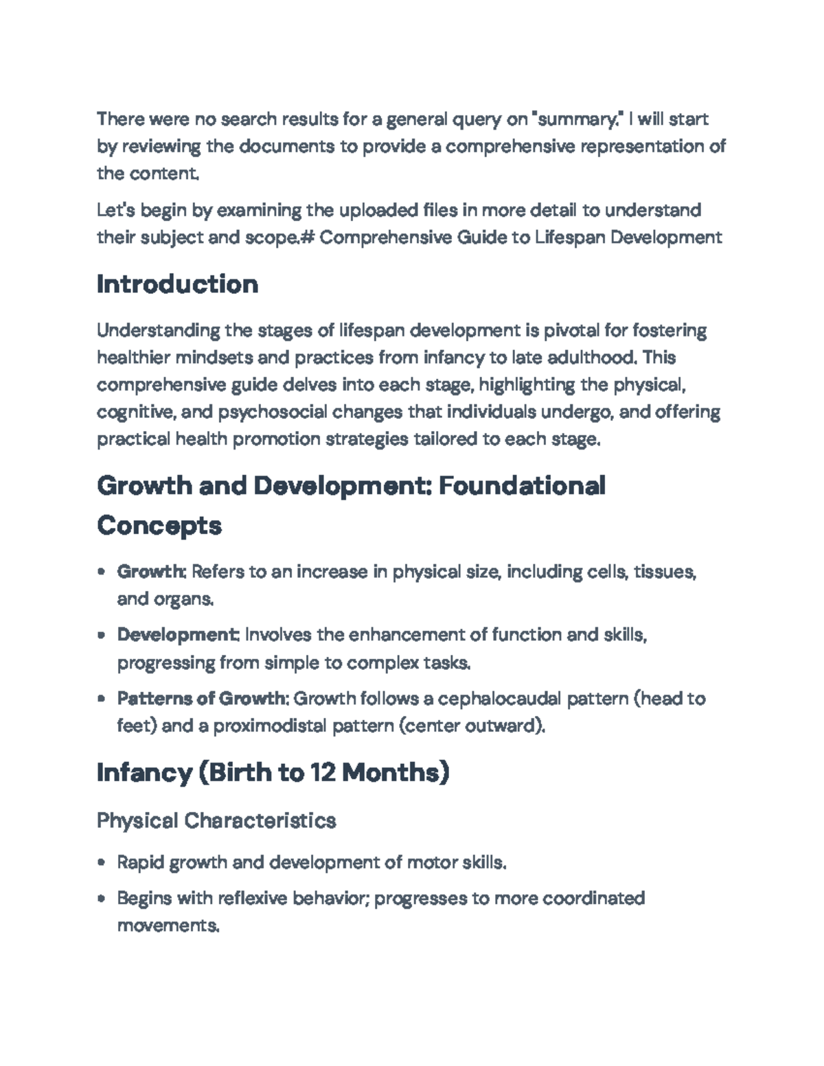 Comprehensive Guide to Lifespan Development: Health & Growth Stages ...