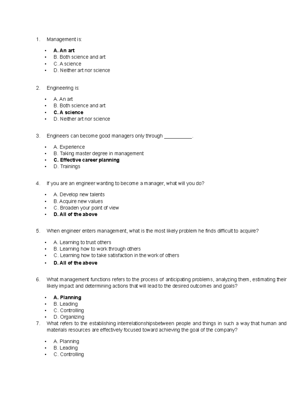 Engineering Management: Key Concepts and Functions for Success - Studocu