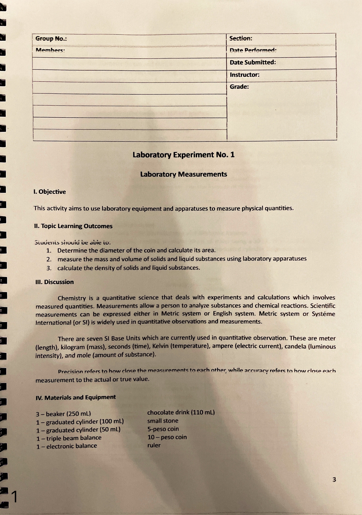 LAB 1 & 2 - afbsdbsbs - Group No.: Section: Members: Date Performed ...